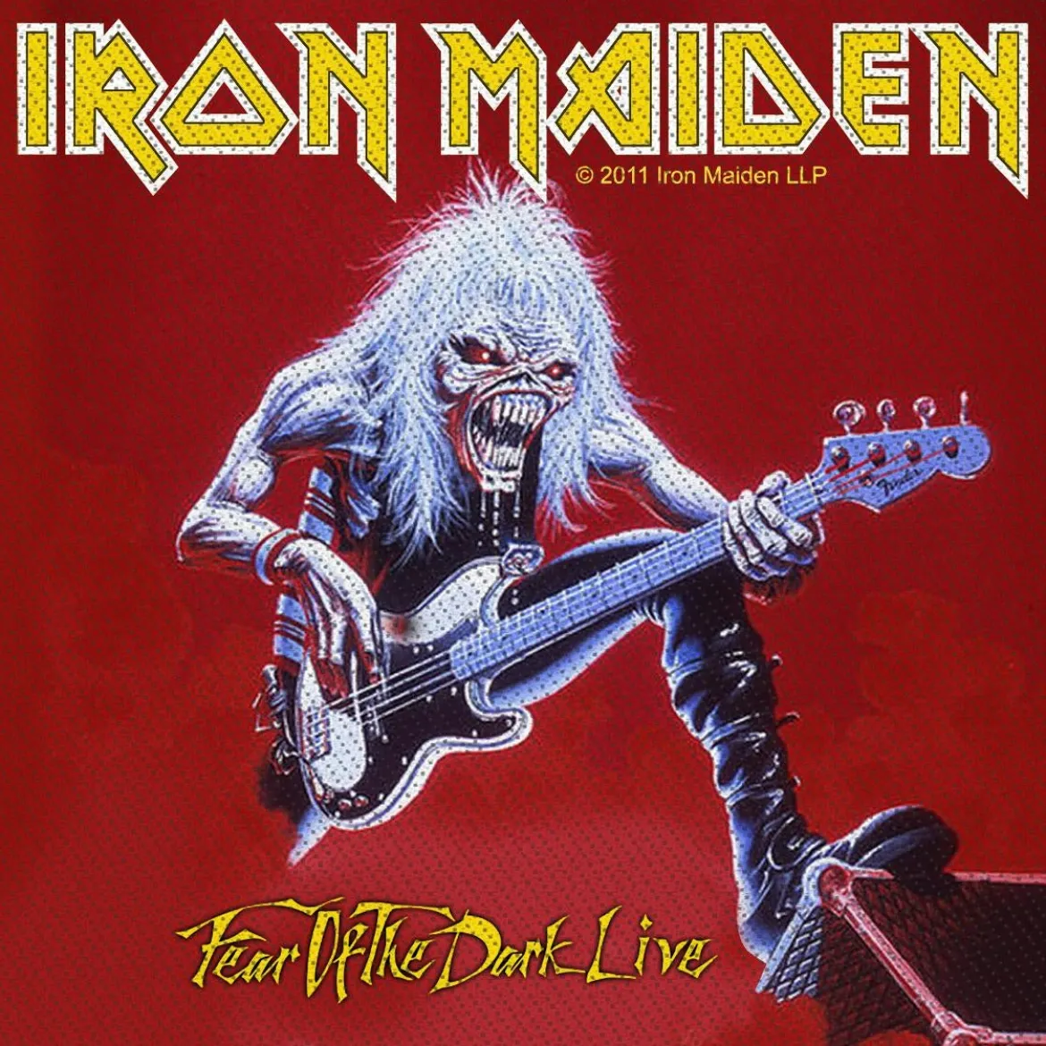 Iron Maiden Fear Of The Dark Live - Kangasmerkki
