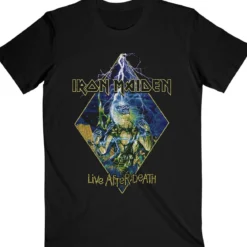 Iron Maiden Live After Death Diamond T-paita