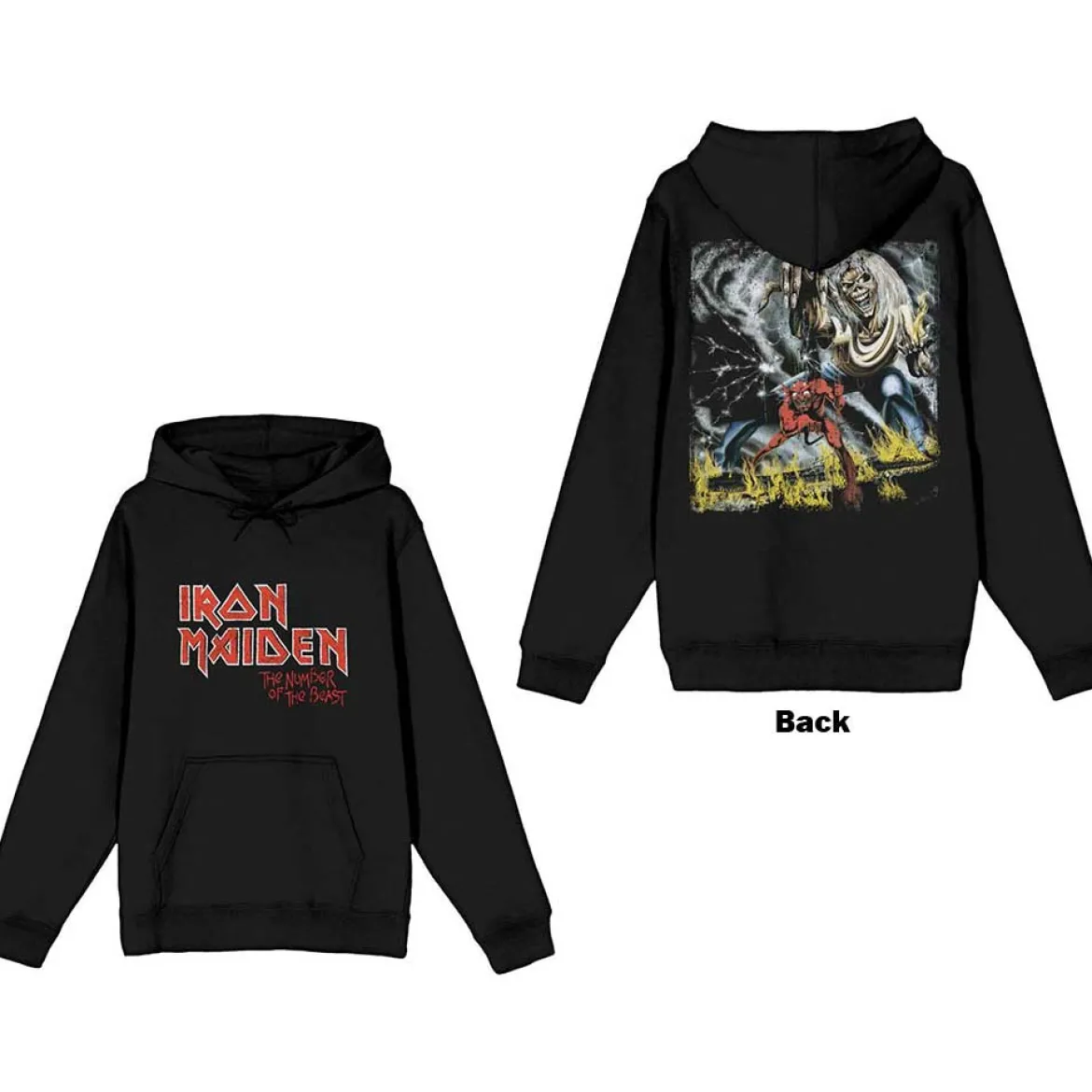 Iron Maiden Number of the Beast- Unisex Huppari