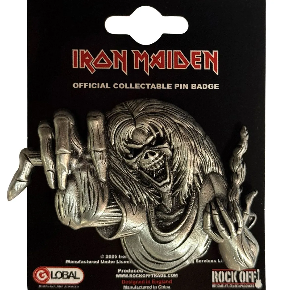 Iron Maiden: Number of the beast Eddie - Pinssi