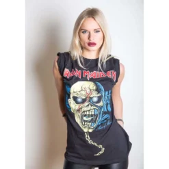 Iron Maiden Piece of Mind Skull - T-Paita