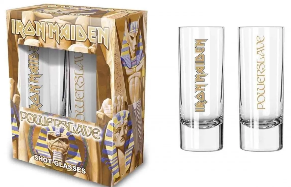 Iron Maiden: Powerslave - Shottilasit 2kpl