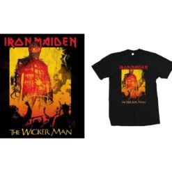 Iron Maiden The Wicker Man Fire T-paita