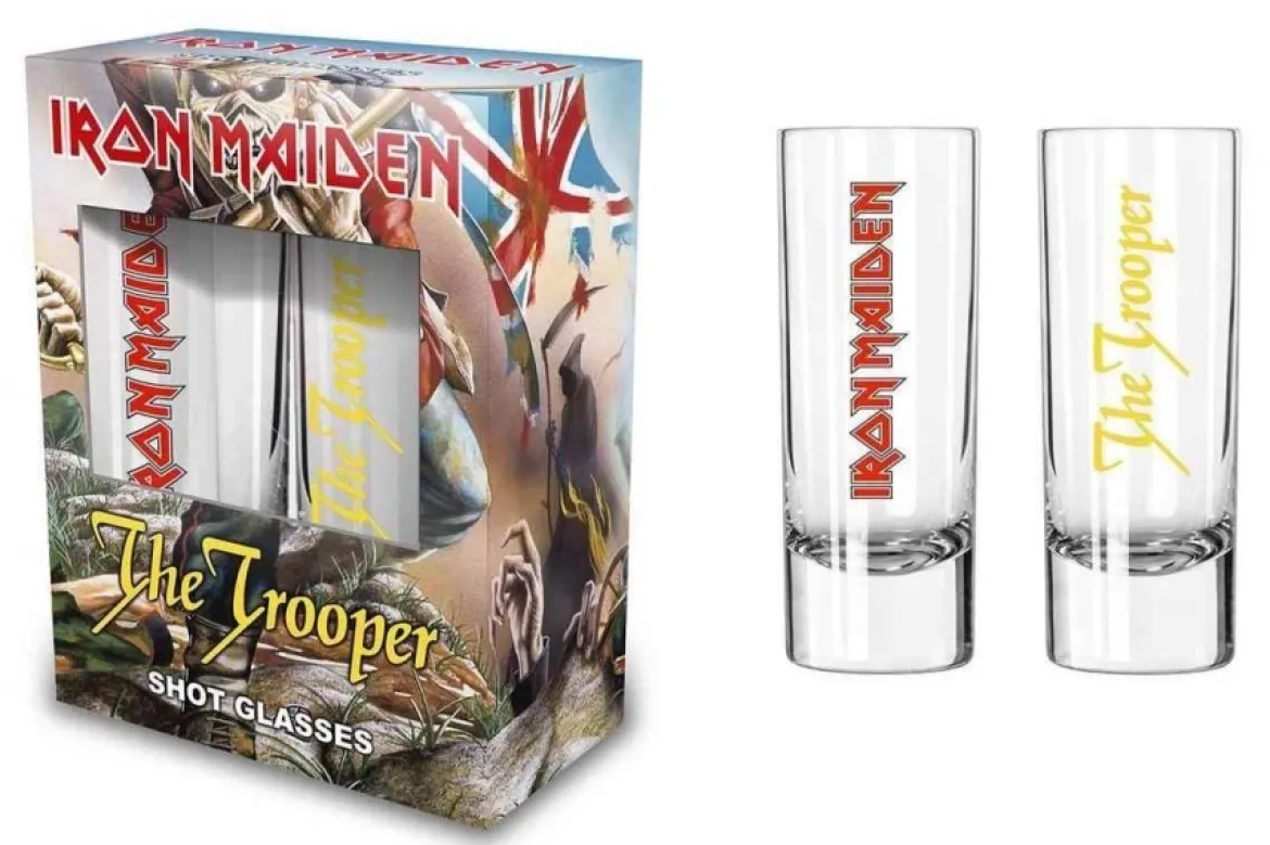 Iron Maiden: Trooper - Shottilasit 2kpl
