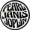 Janis Joplin: Pearl Emblem Mono - Pinssi