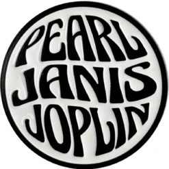 Janis Joplin: Pearl Emblem Mono - Pinssi