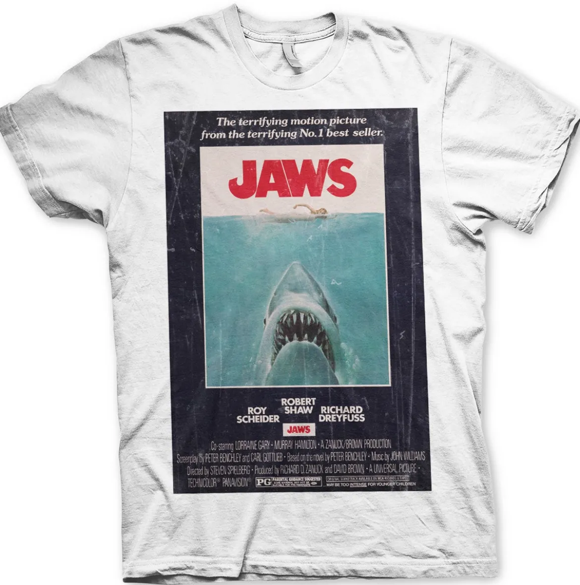Jaws Vintage original poster - T-Paita