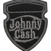Johnny Cash Metallic Shield - Kangasmerkki