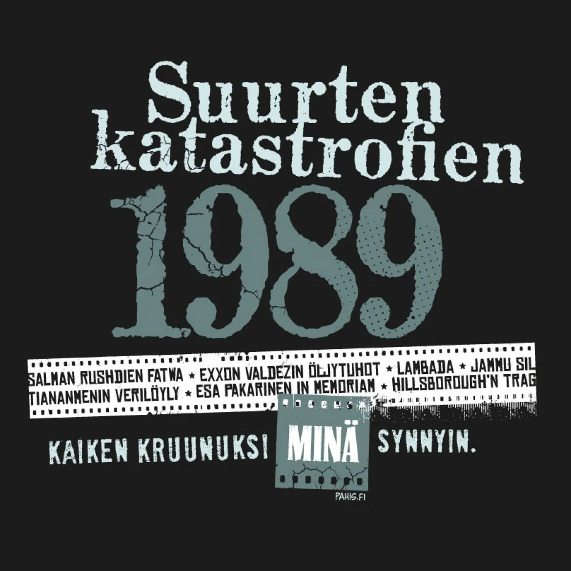 Katastrofi 1989 Lady Fit T-paita