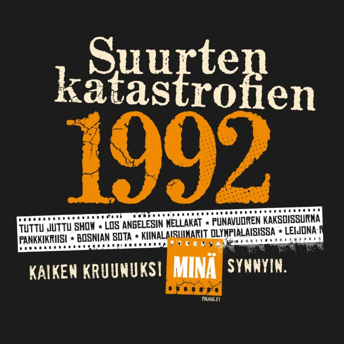 Katastrofi 1992 Lady Fit T-paita