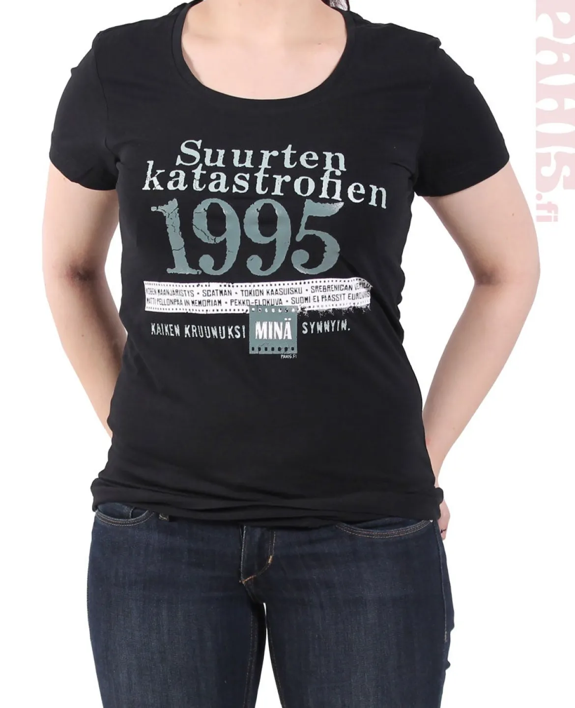 Katastrofi 1995 Lady Fit T-paita