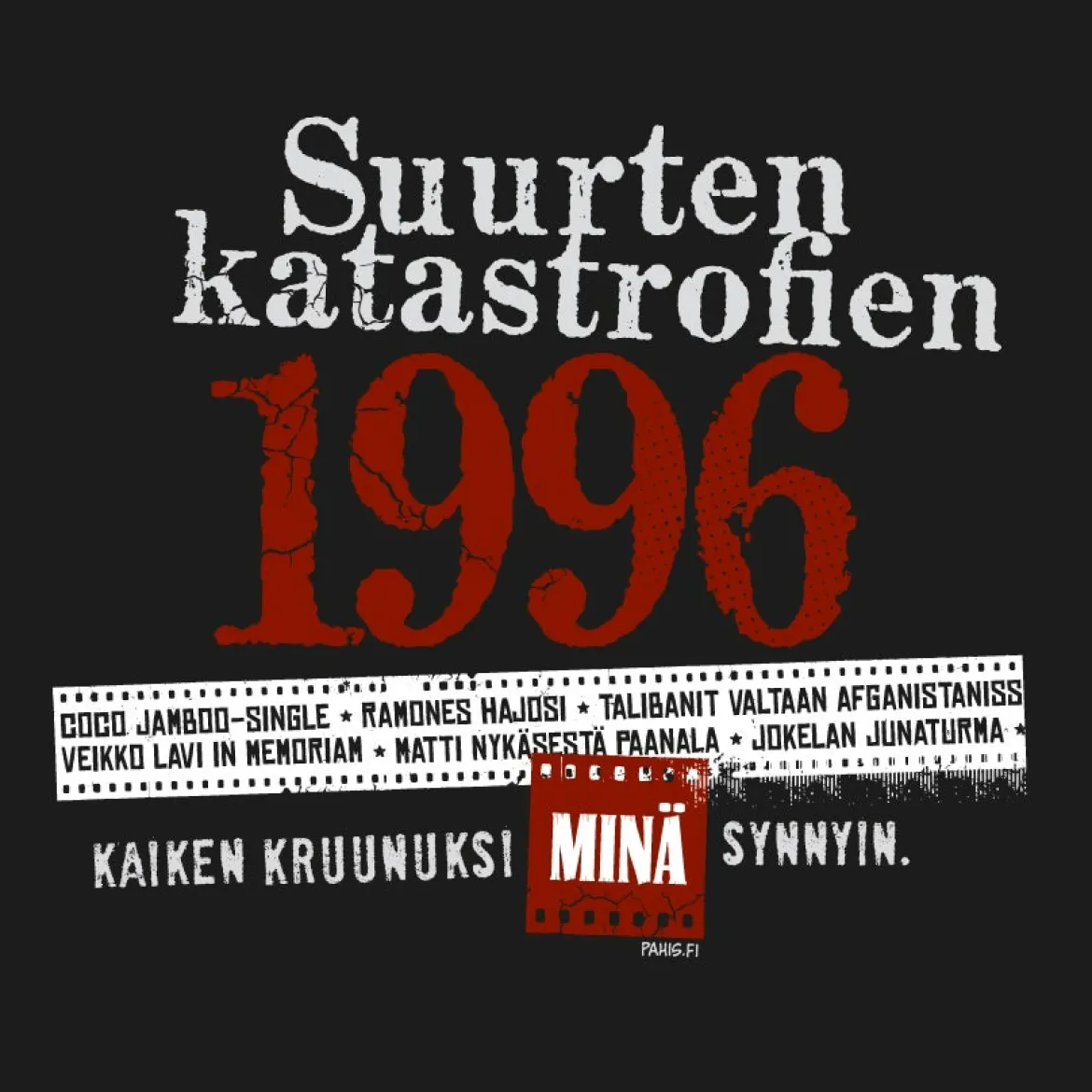 Katastrofi 1996 Lady Fit T-paita