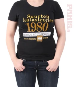 Katastrofi 1980 Lady Fit T-paita