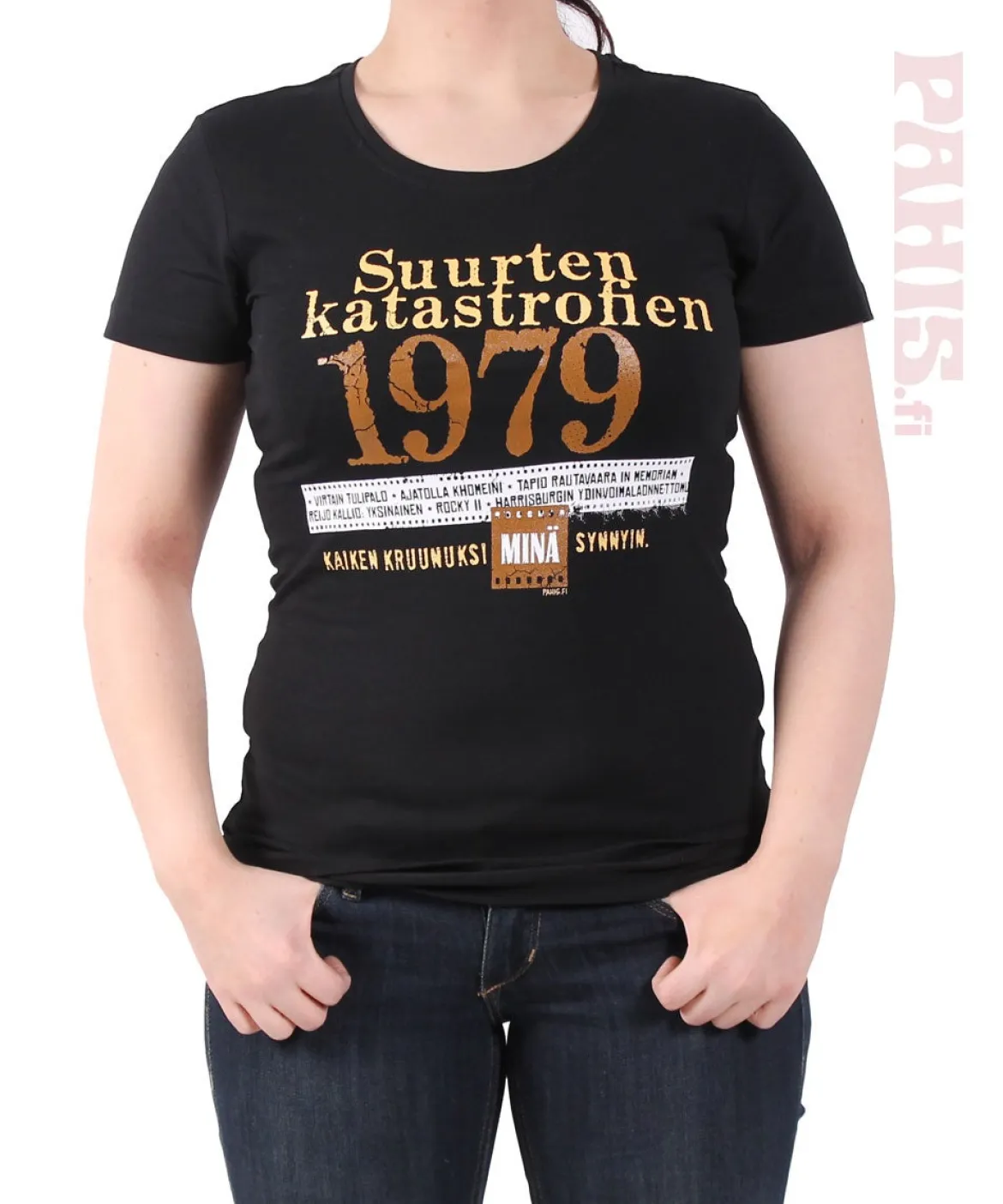 Katastrofi 1979 Lady Fit T-paita