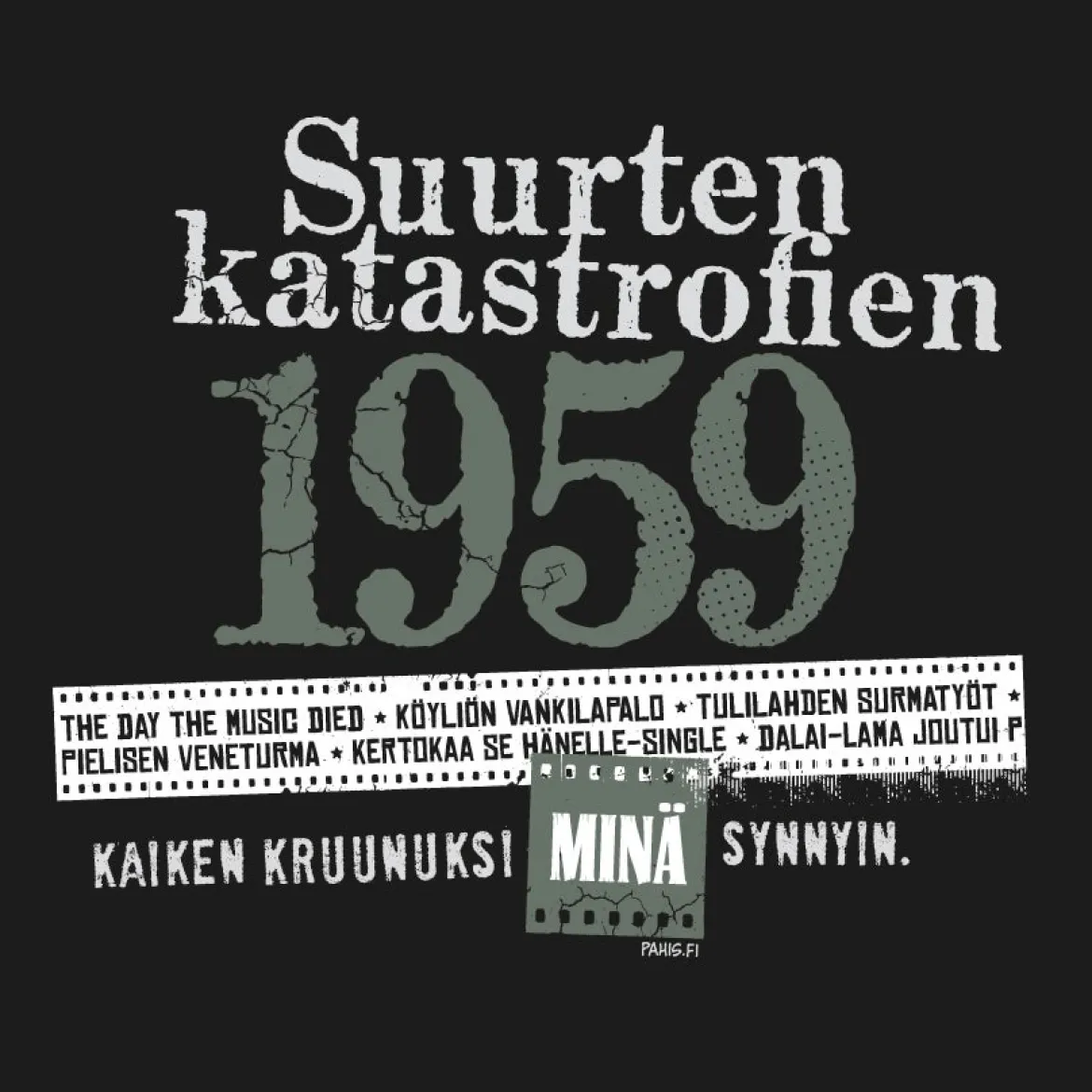 Katastrofi 1959 Lady Fit T-paita