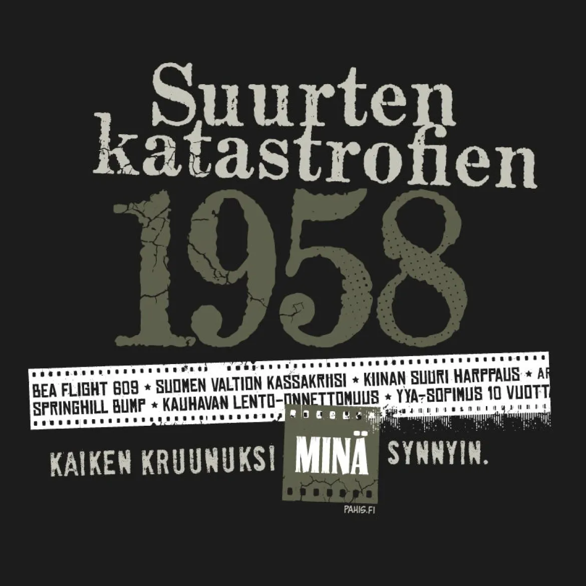 Katastrofi 1958 T-paita