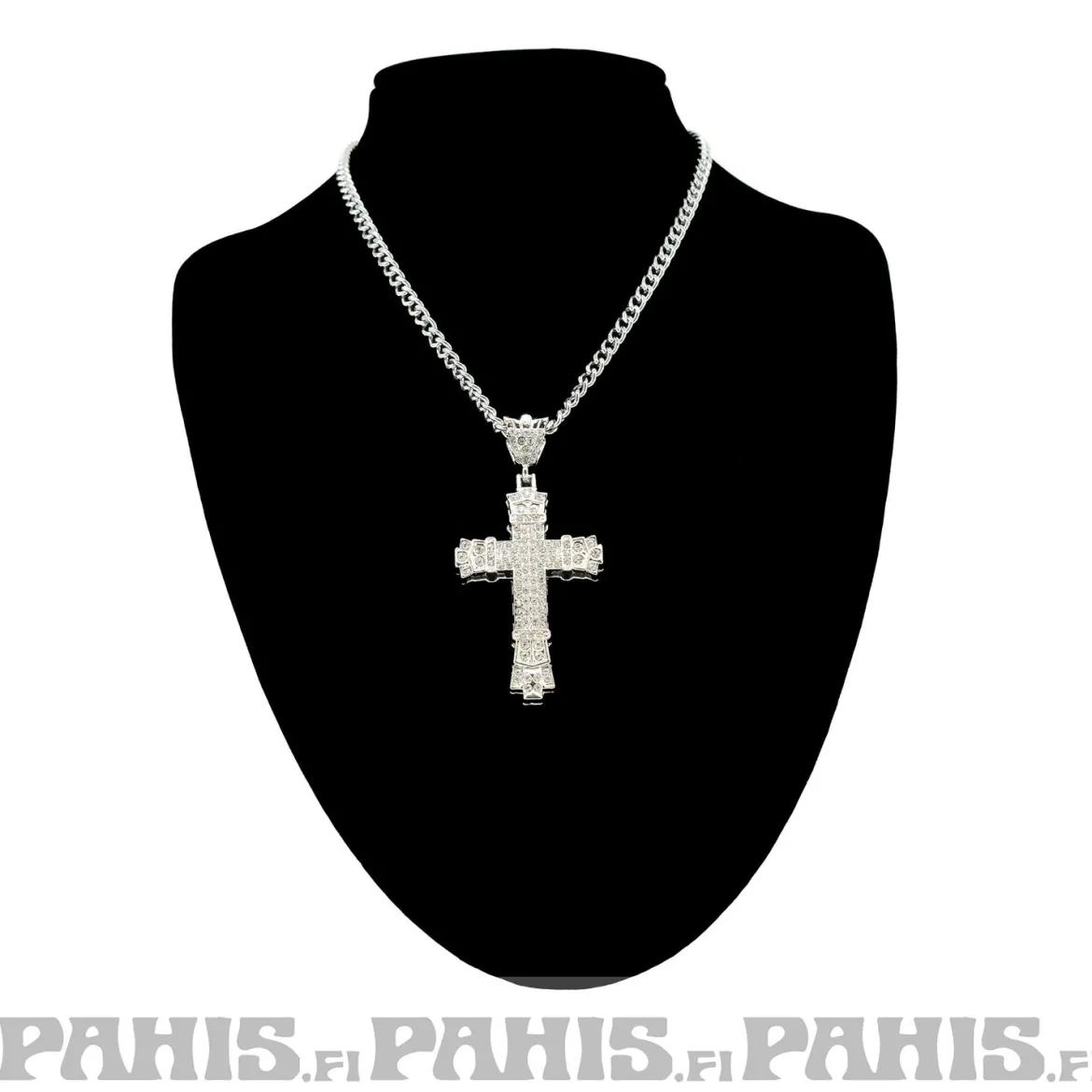 Kaulakoru - Small Cross kulta/hopea