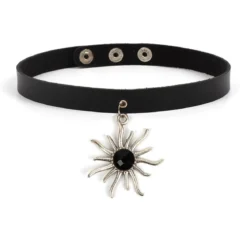 Keinonahka choker - Sun