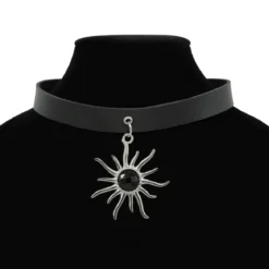 Keinonahka choker - Sun