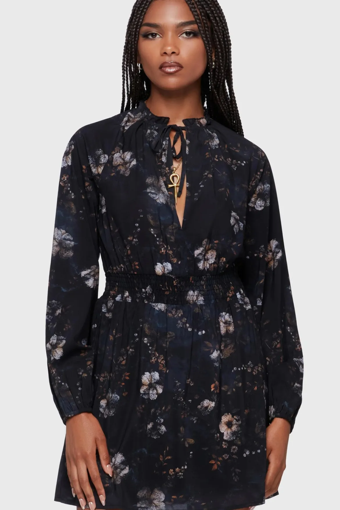Killstar Autumna - Minimekko (black/multi)