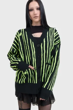 Killstar Beetlejuice, Beetlejuice, Beetlejuice Intarsia - Neuletakki