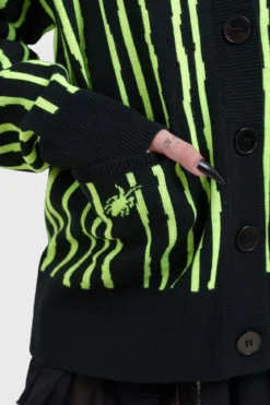 Killstar Beetlejuice, Beetlejuice, Beetlejuice Intarsia - Neuletakki