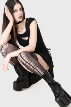 Killstar Crescent Carnage - Stockings sukat