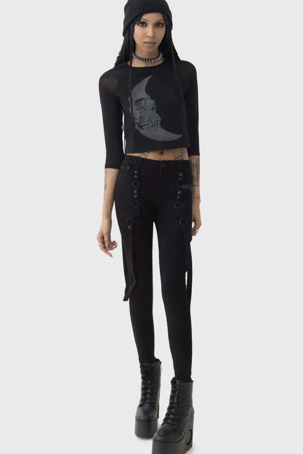 Killstar Crescent Doom - Crop toppi