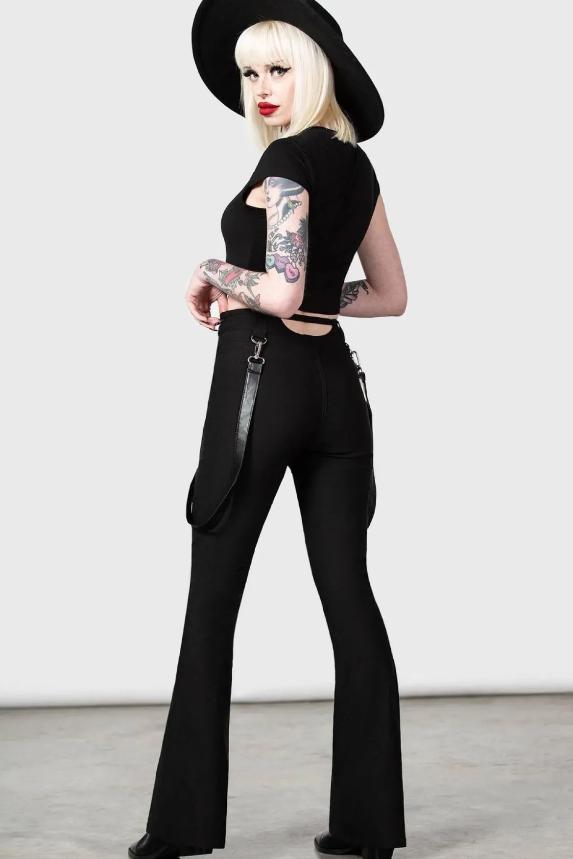 Killstar Cutout Bondage - Housut, Bootcut