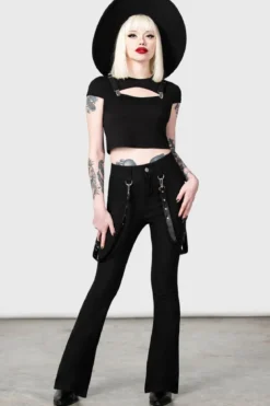 Killstar Cutout Bondage - Housut, Bootcut