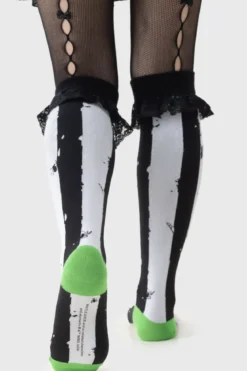 Killstar Distressed Stripe- Polvisukat