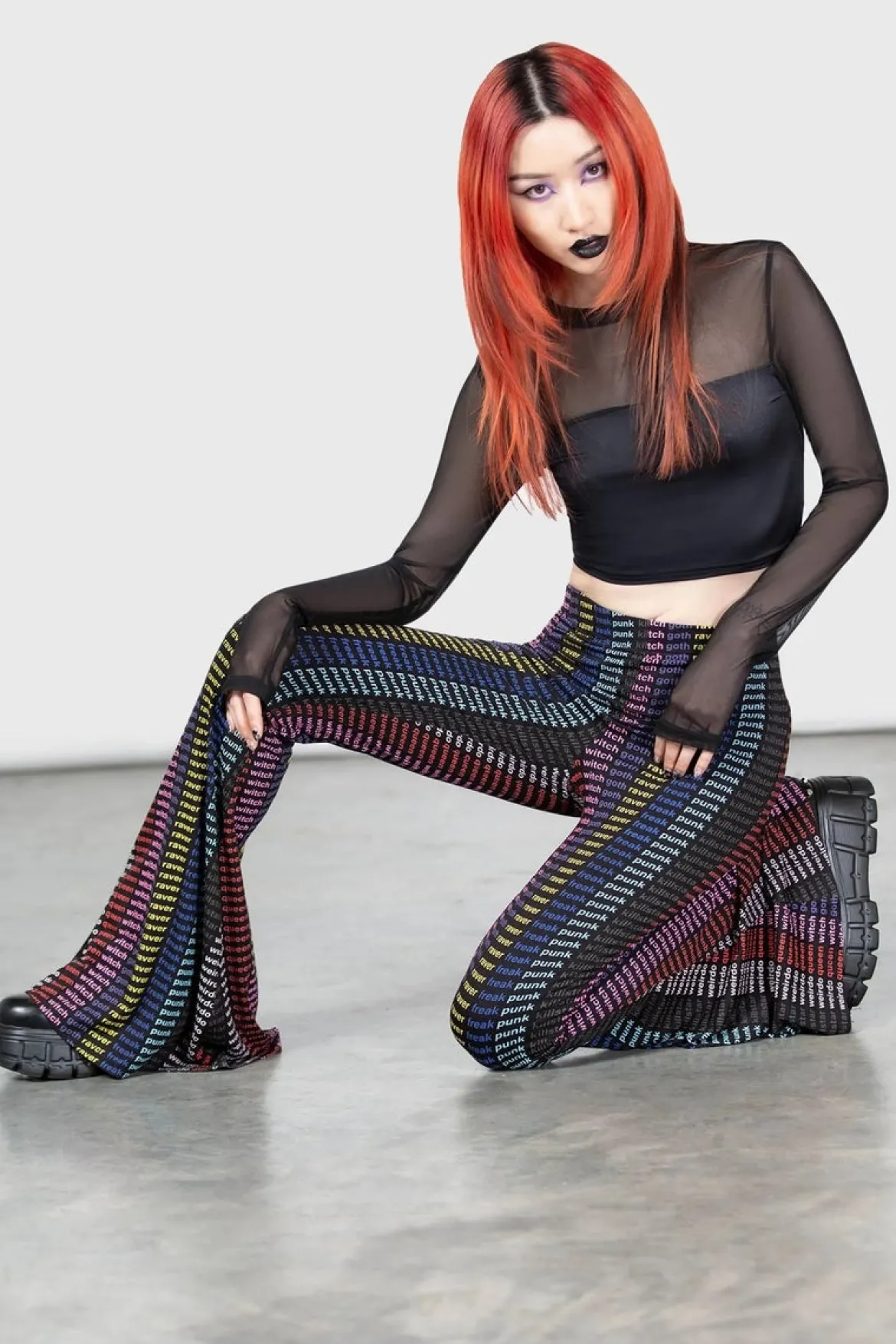 Killstar Ghoul Sweat - Pitkähihainen toppi, Cropped