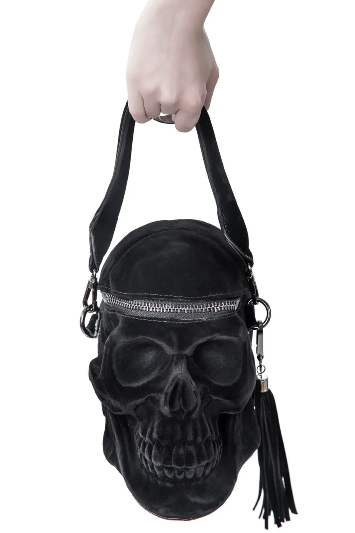 Killstar Grave Digger Skull - Käsilaukku, Velvet