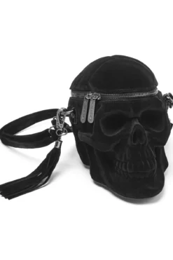 Killstar Grave Digger Skull - Käsilaukku, Velvet