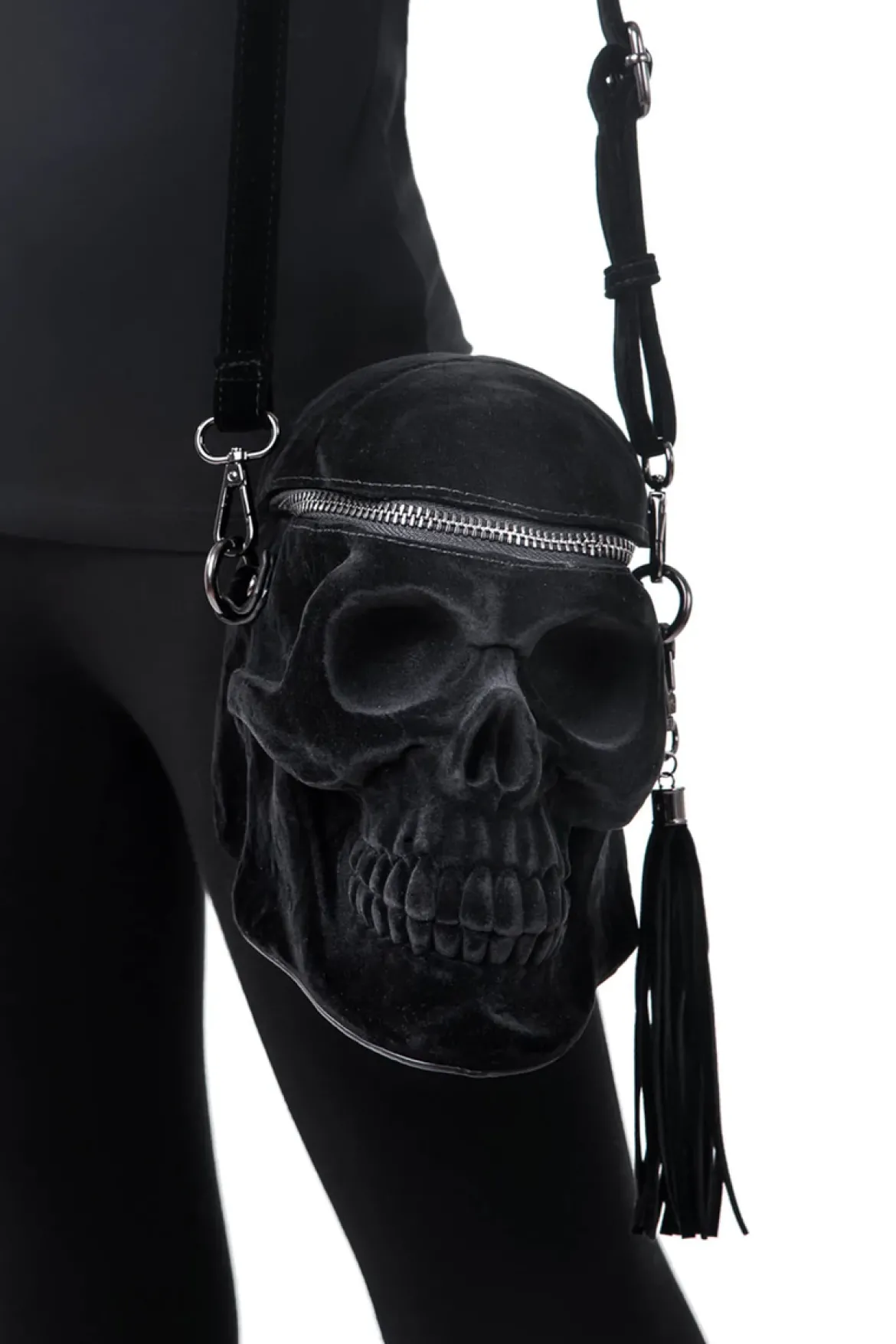 Killstar Grave Digger Skull - Käsilaukku, Velvet