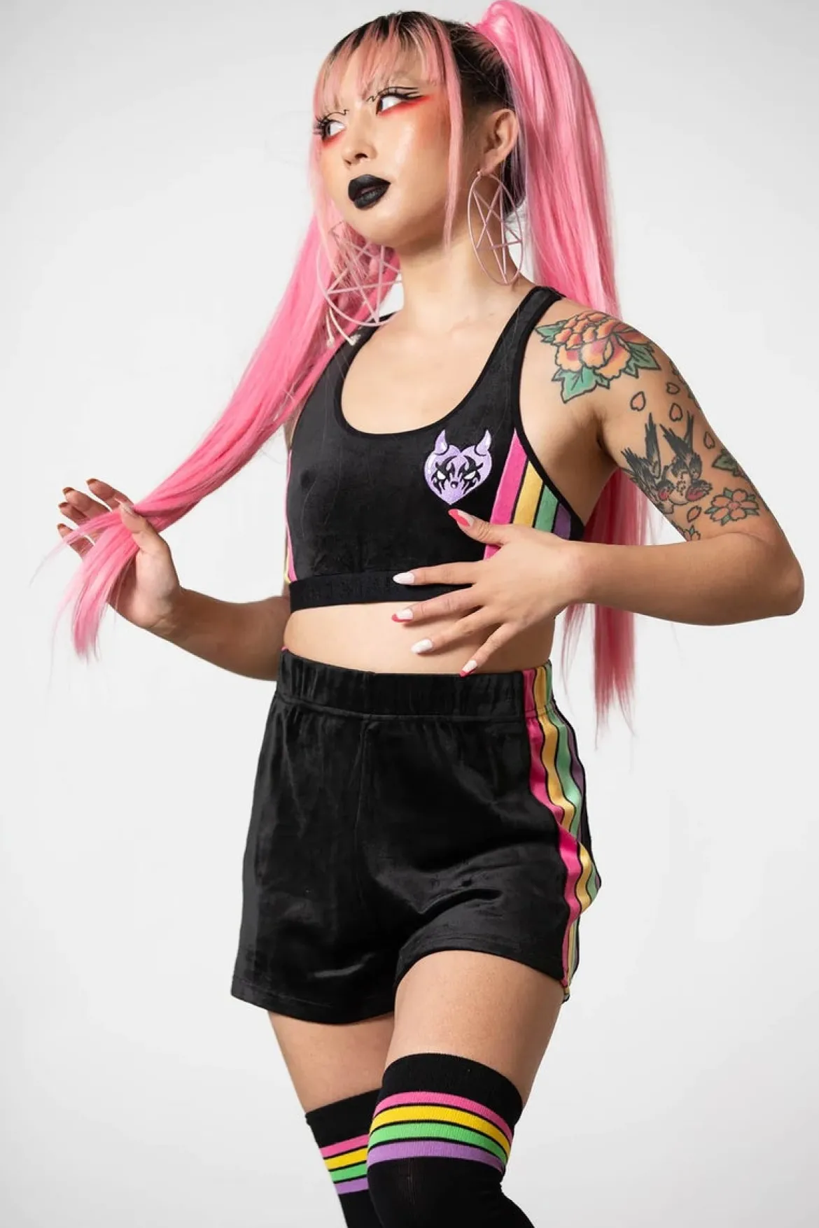 Killstar Groovy - Velourshortsit