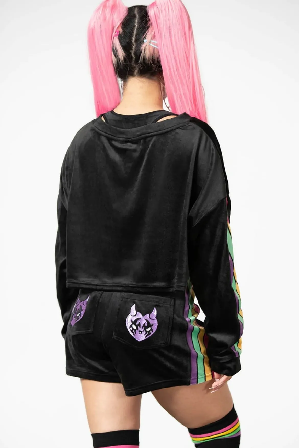 Killstar Groovy - Velourshortsit