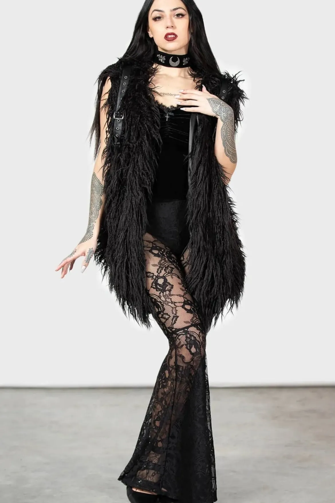 Killstar Heartfelt Mercy - Housut, Flare