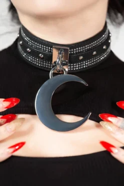 Killstar Luna Daze- Choker, musta