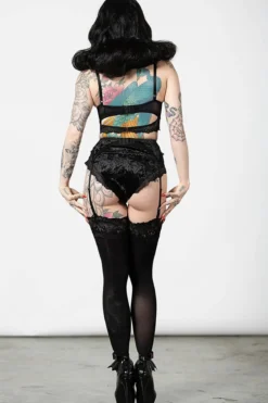 Killstar Mercy Lace - Sukkanauhavyö