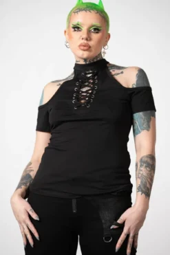Killstar No Secrets - Crop Toppi