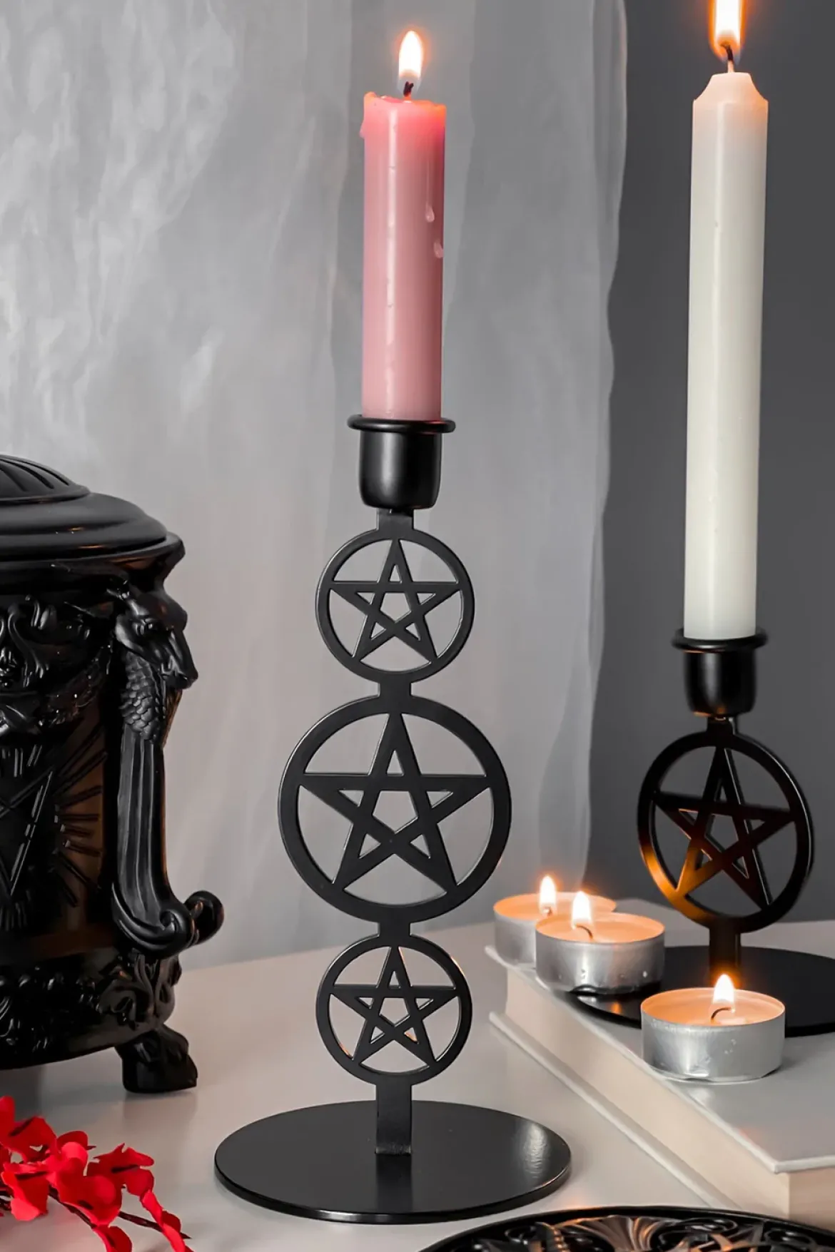 Killstar Pentagram - Kynttilänjalka