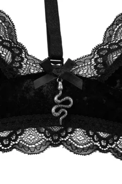 Killstar Pin Stuck - Rintaliivit, mustat