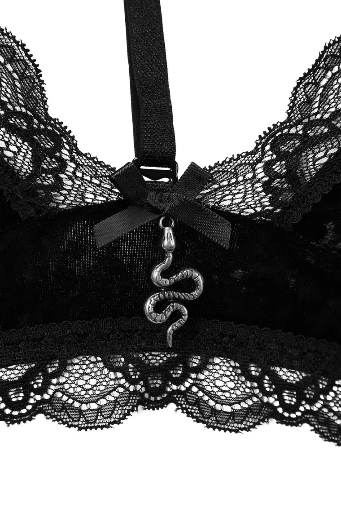 Killstar Pin Stuck - Rintaliivit, mustat