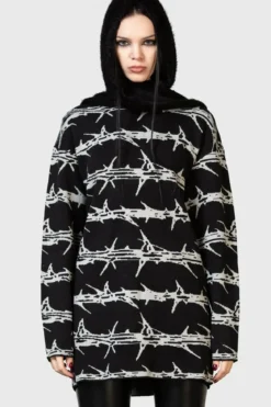 Killstar Prickled Contention - Neule, unisex