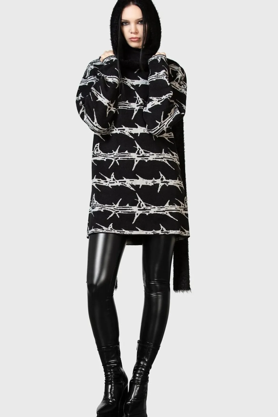 Killstar Prickled Contention - Neule, unisex