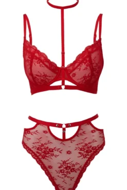 Killstar Sheer Evil - Rintaliivit, scarlet