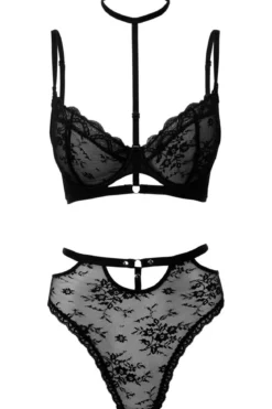 Killstar Sheer Evil - Rintaliivit, black