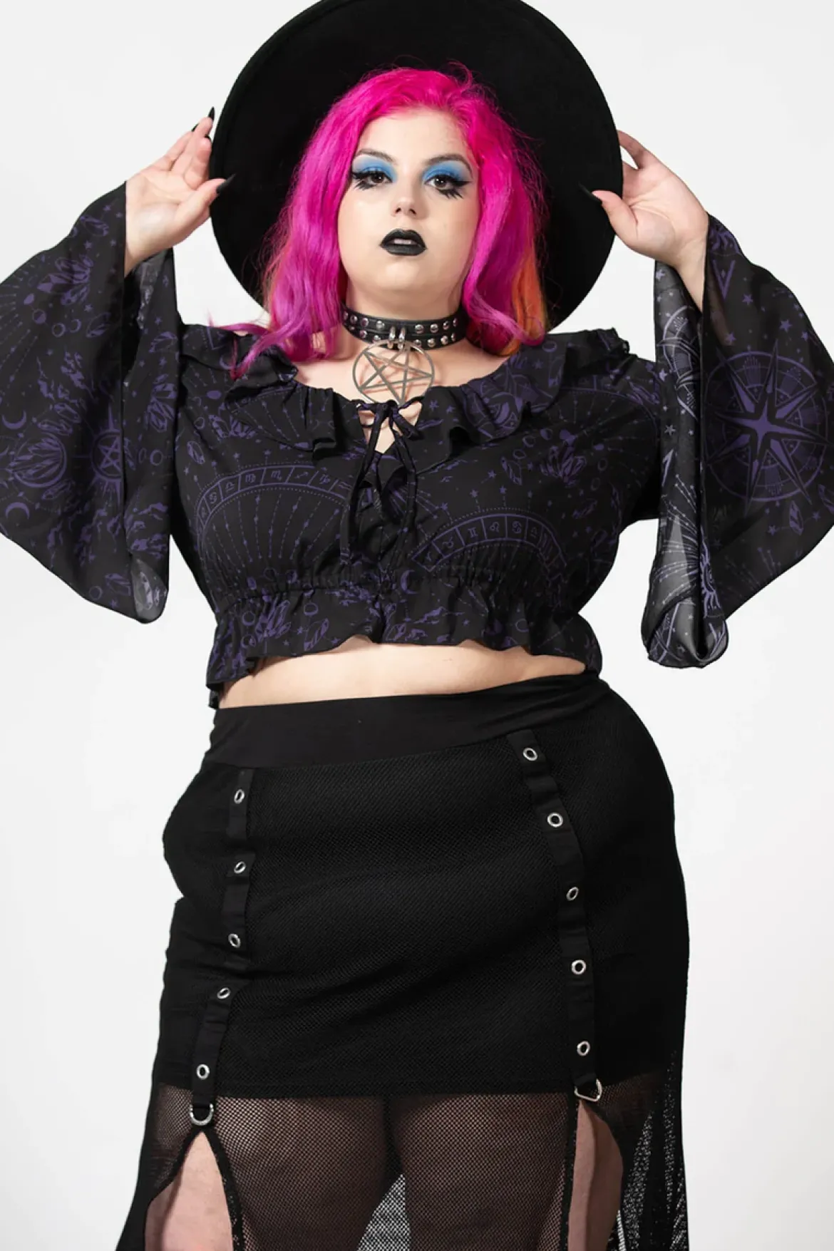 Killstar Spirit Hand - Sifonkipaita
