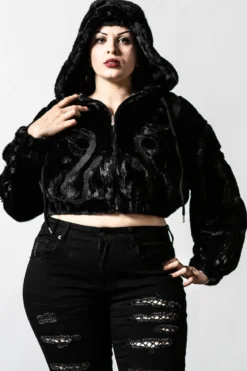 Killstar Starchild Fur bomber - Takki